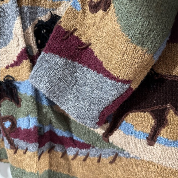 Vintage Horse Pattern Cardigan - Picture 9 of 12